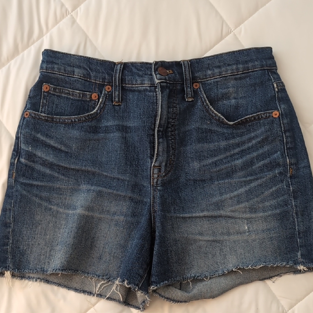 Madewell Dark Blue Jean Shorts